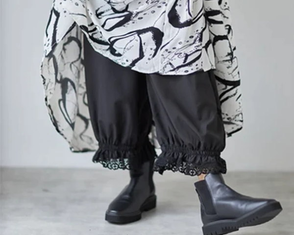 花柄レースペチパンツ