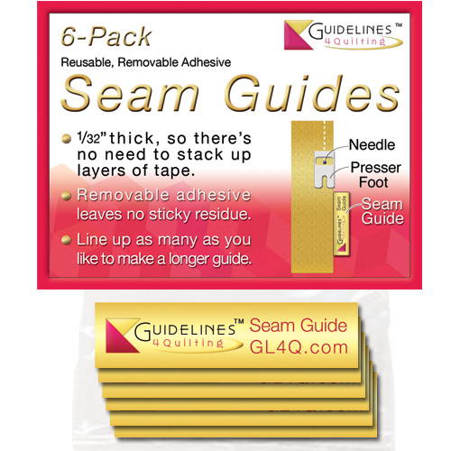 6-pack Seam Guide by Guidelines4Quilting
