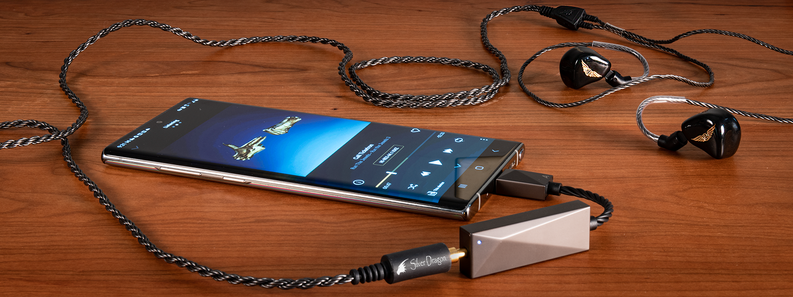 AK USB DAC with Silver Dragon Cable