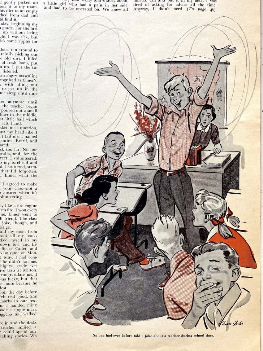 1953 Boys' Life illustration | RetroSupply Co.