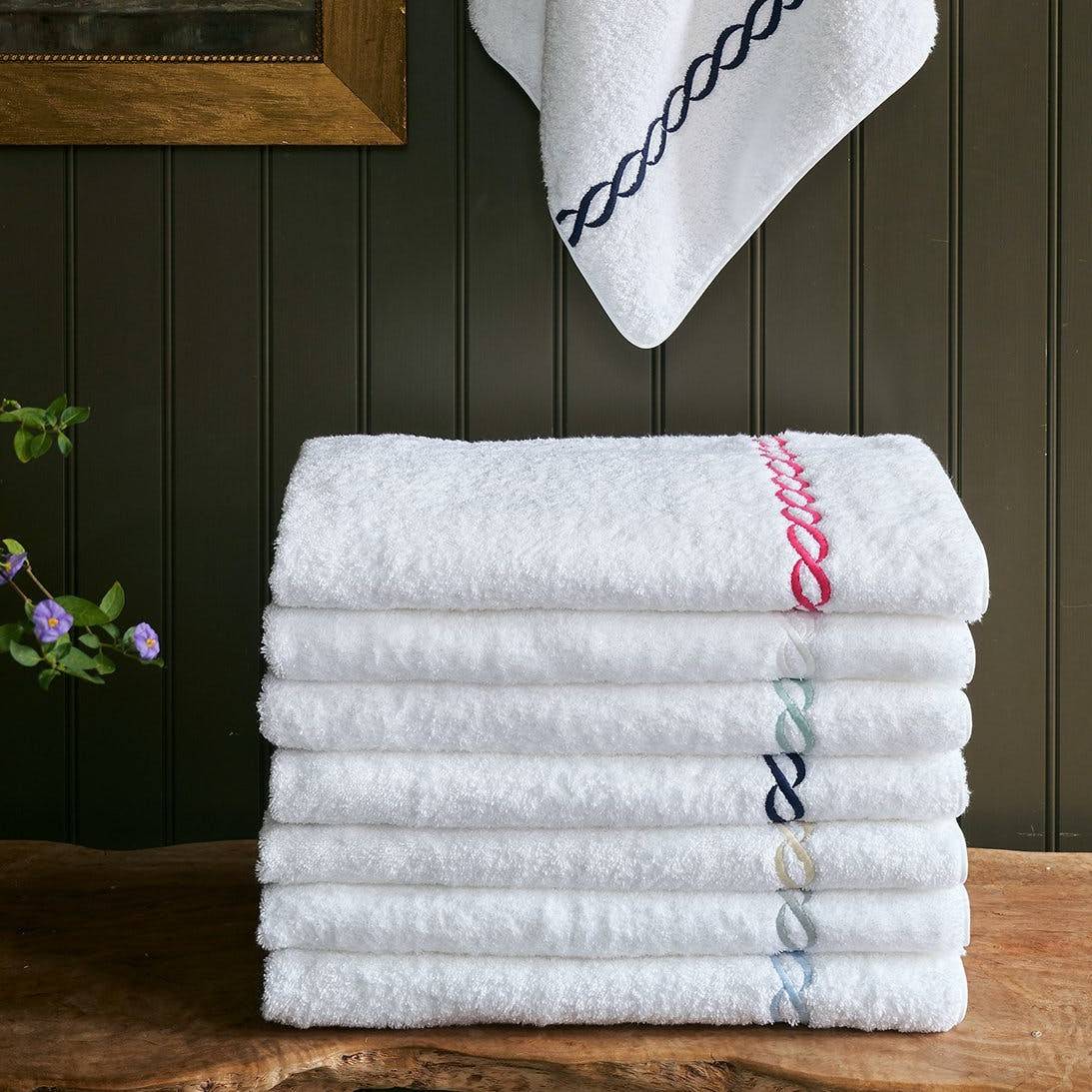 Matouk Classic Chain Luxury Bath Towels 
