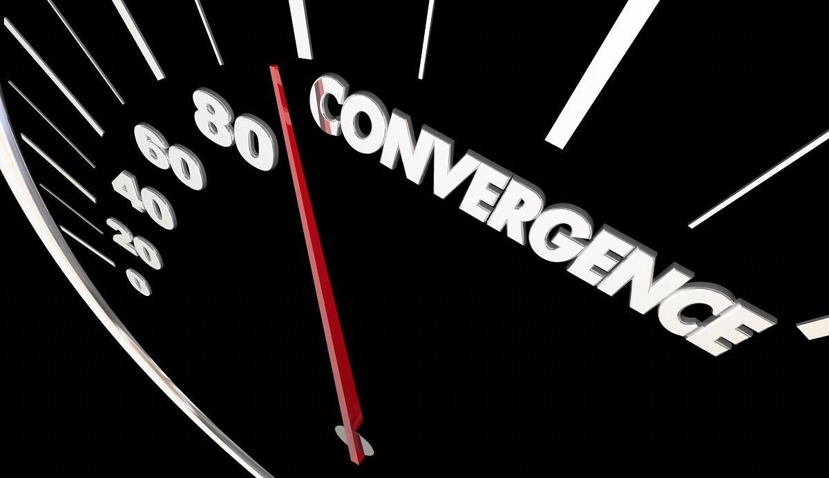 Clock turning in to convergence