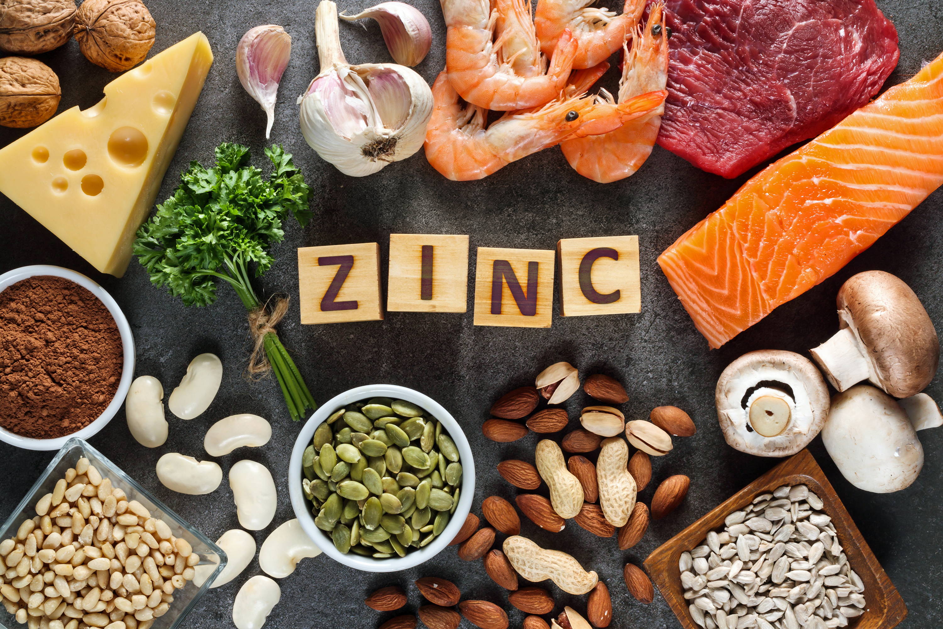 Zinc Food With Letters