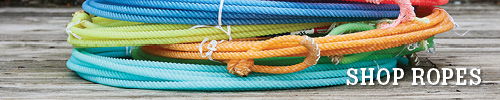 Colorful ropes stacked together with a 