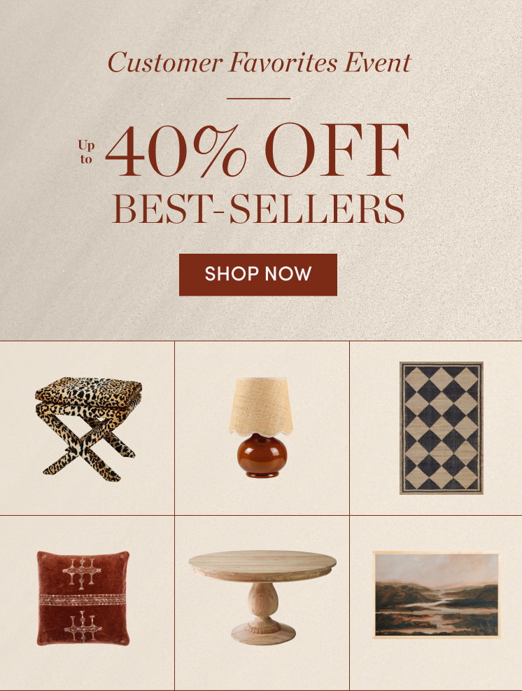 Customer Favorites Event: Up to 40% Off Best-Sellers