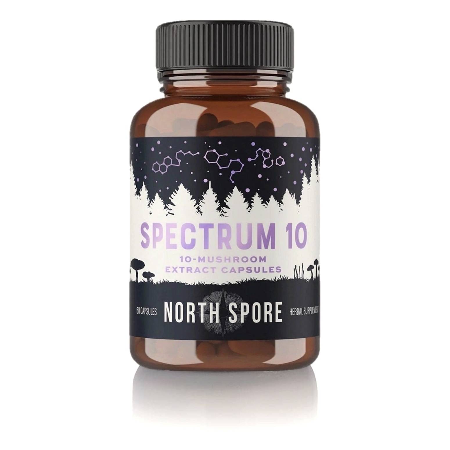 Spectrum 10 Organic Multi-Mushroom Extract Capsules