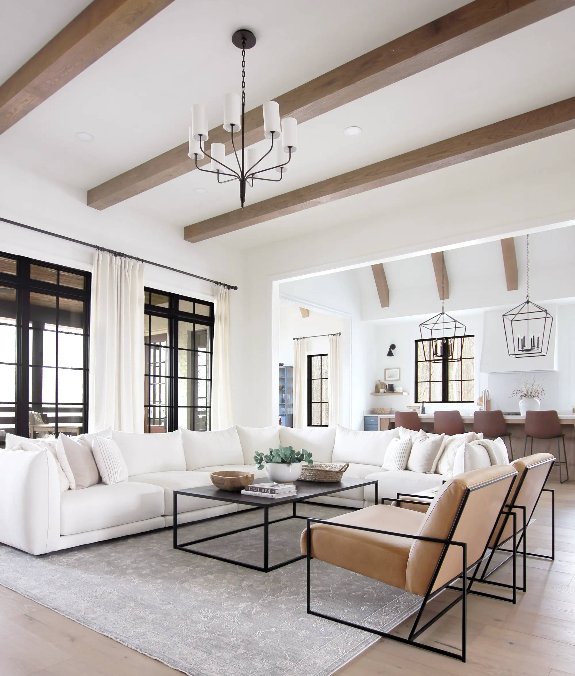 Living Room With One Sofa And Two Chairs | Cabinets Matttroy