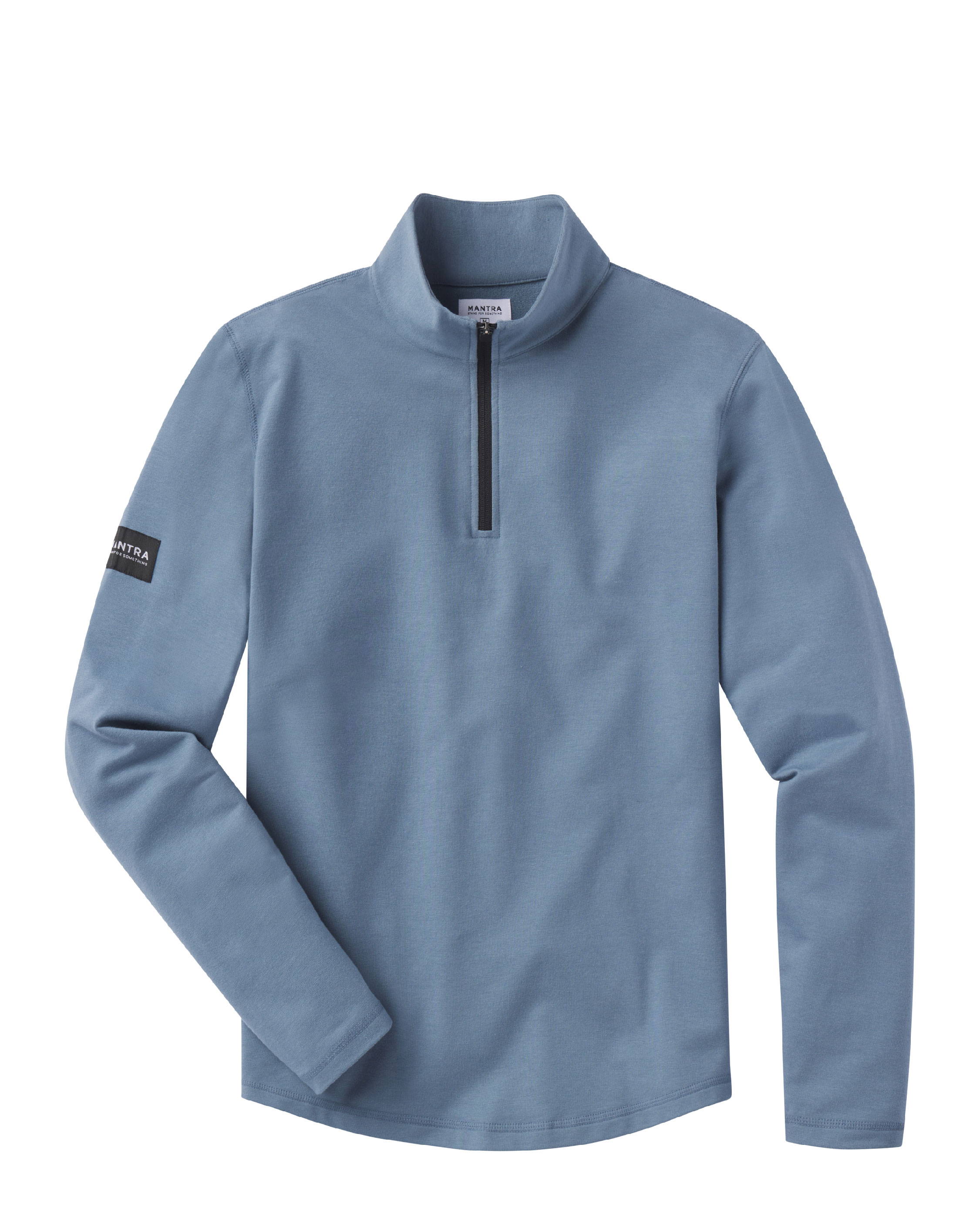 ESSENTIAL PULLOVER - QUARTER ZIP - ABYSS color selector