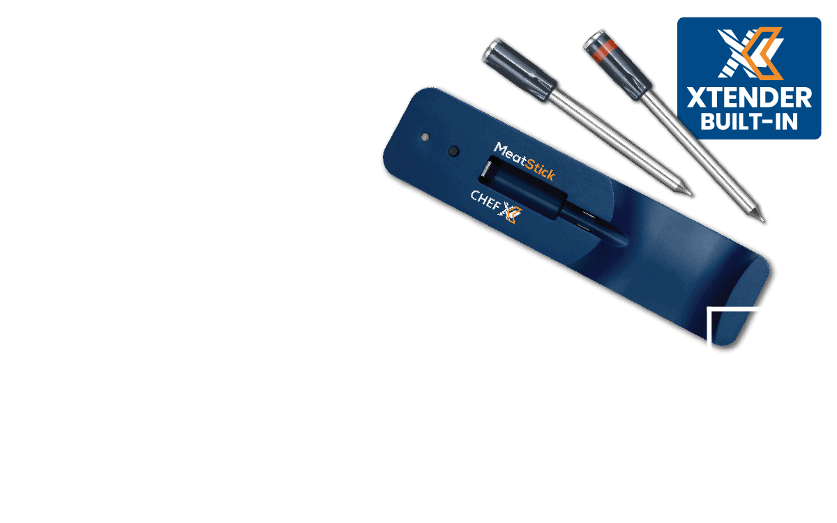 The MeatStick Chef: The Smallest Wireless Meat Thermometer with Quad Sensors for Small Meat Cuts and Everyday Cooking