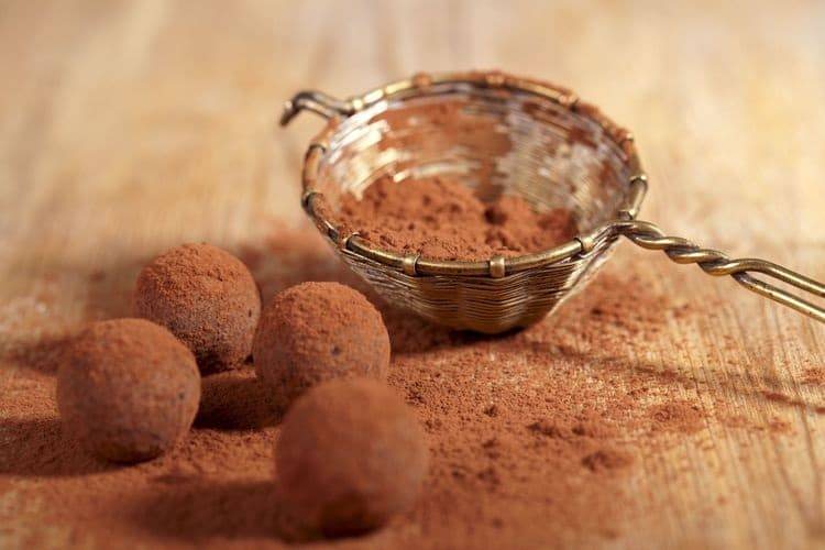 organic cocoa powder balls