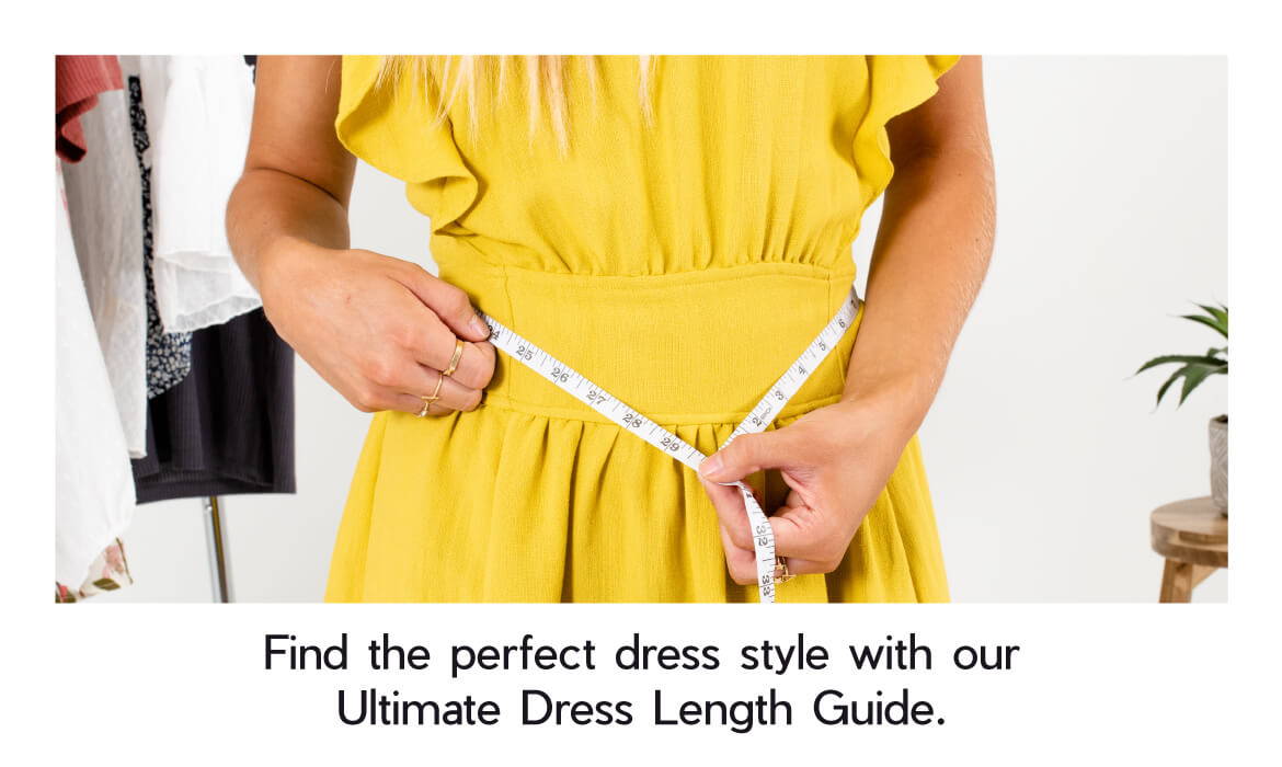 dress length, midi dress, maxi dress, mini dress, online boutique dresses