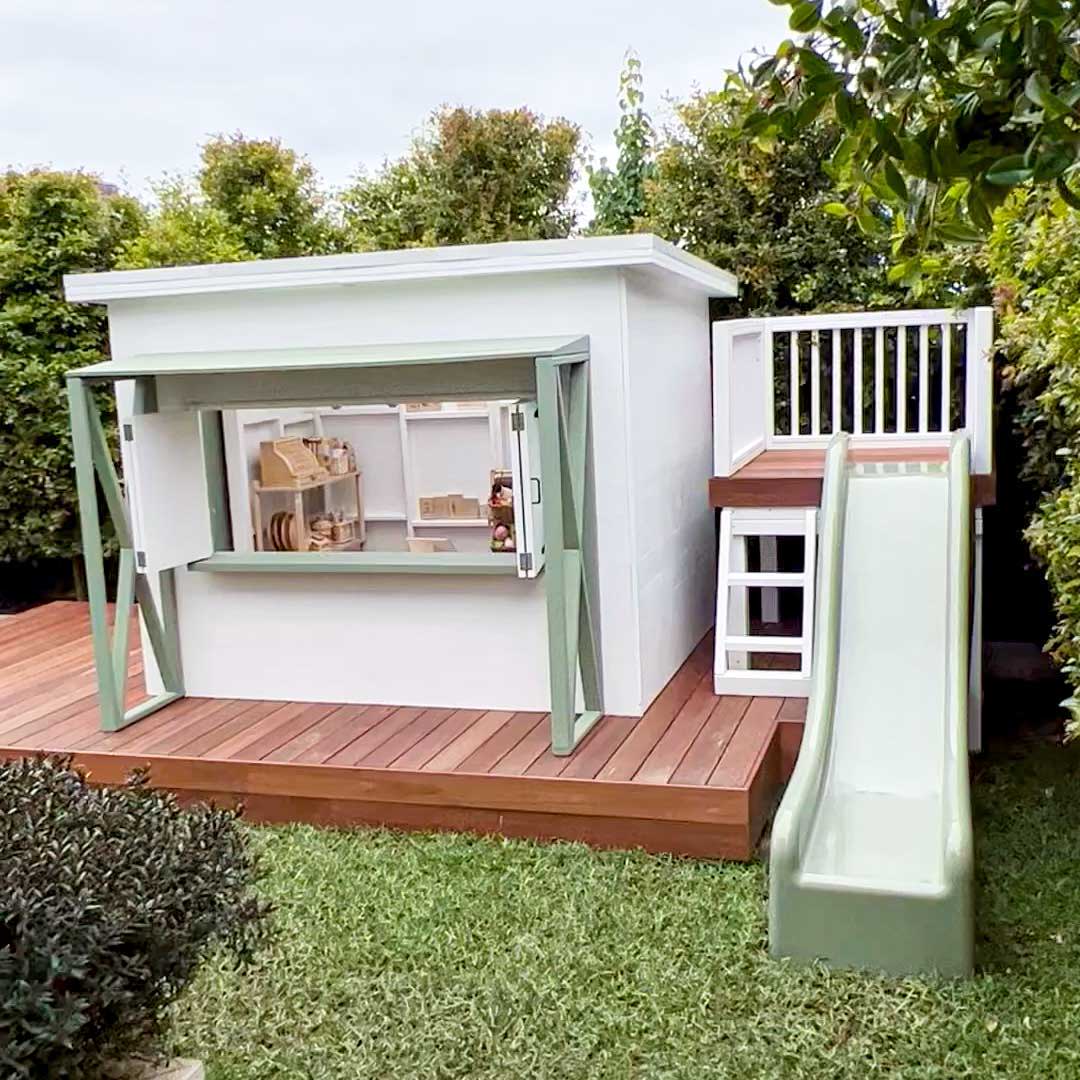 Mini Zimi Cubby House, with custom paint