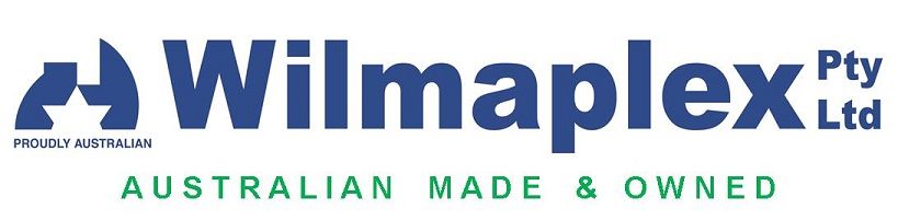 Wilmaplex Pty Ltd logo, Australian made and owned.