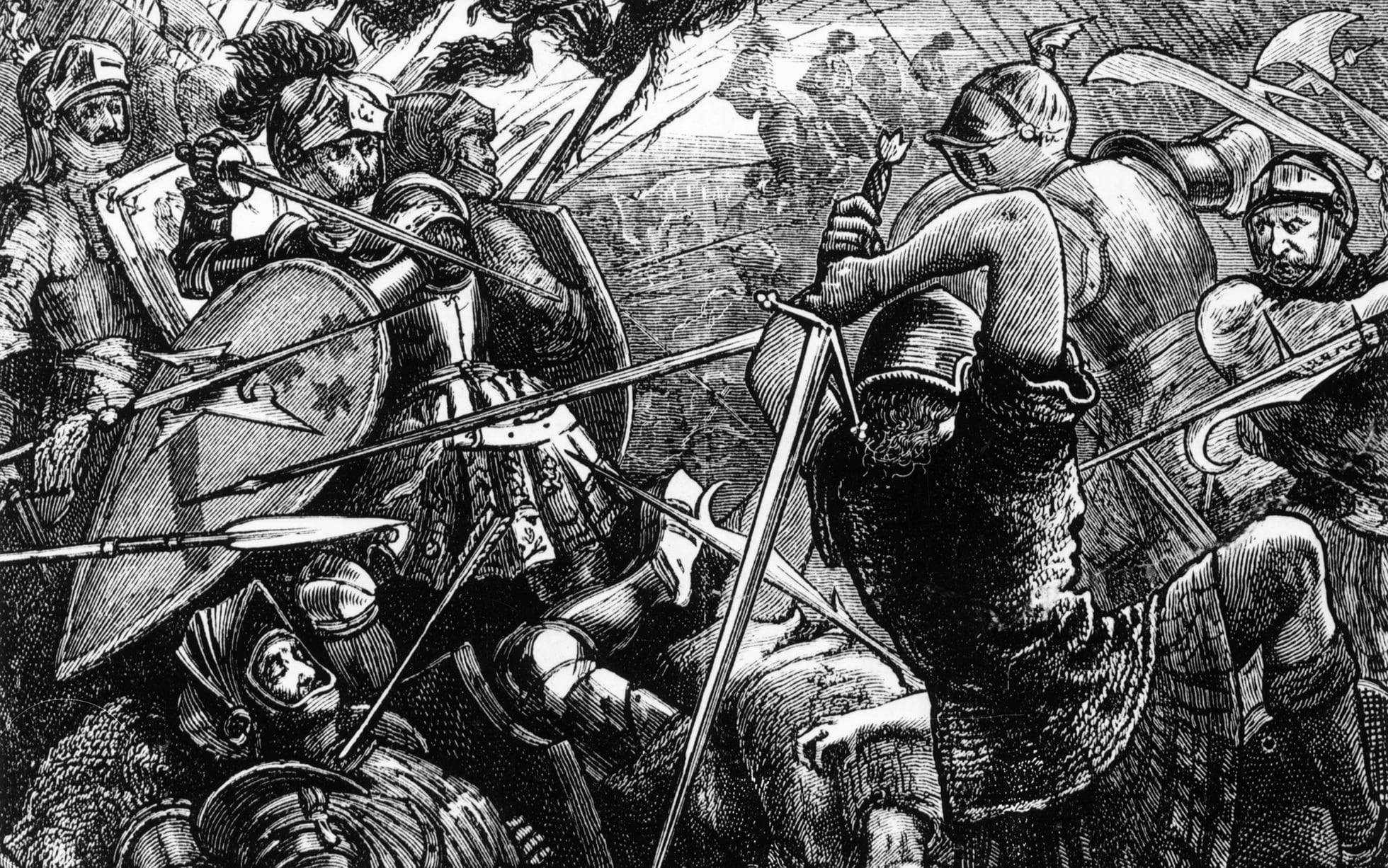 Illustration of the Battle of Flodden