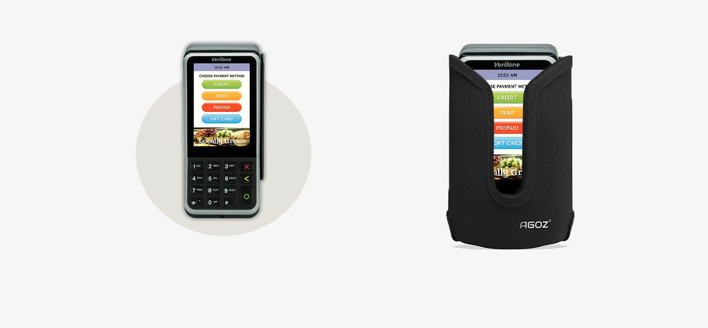 Verifone P400 Pin Pad Case with Belt Clip and Loop