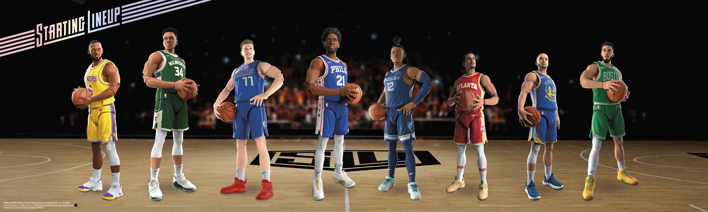 NBA x Hasbro Starting Lineup figures drop live now: Where to buy LeBron  James, Steph Curry, more 