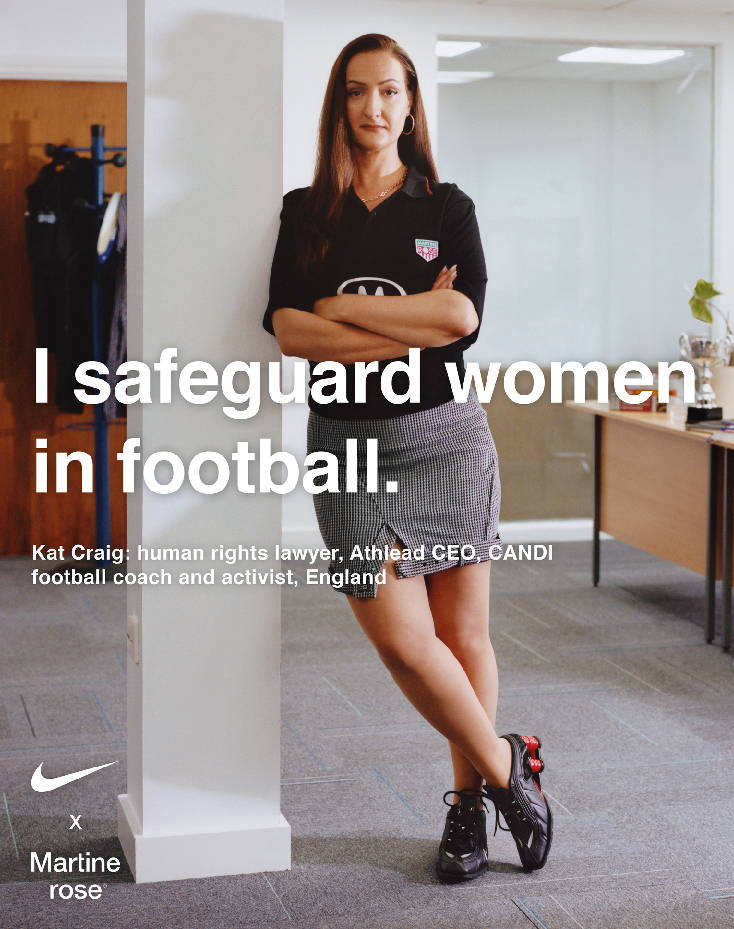 delincuencia Ideal llorar Martine Rose and Nike expand their football history – and the remarkable  women who define it
