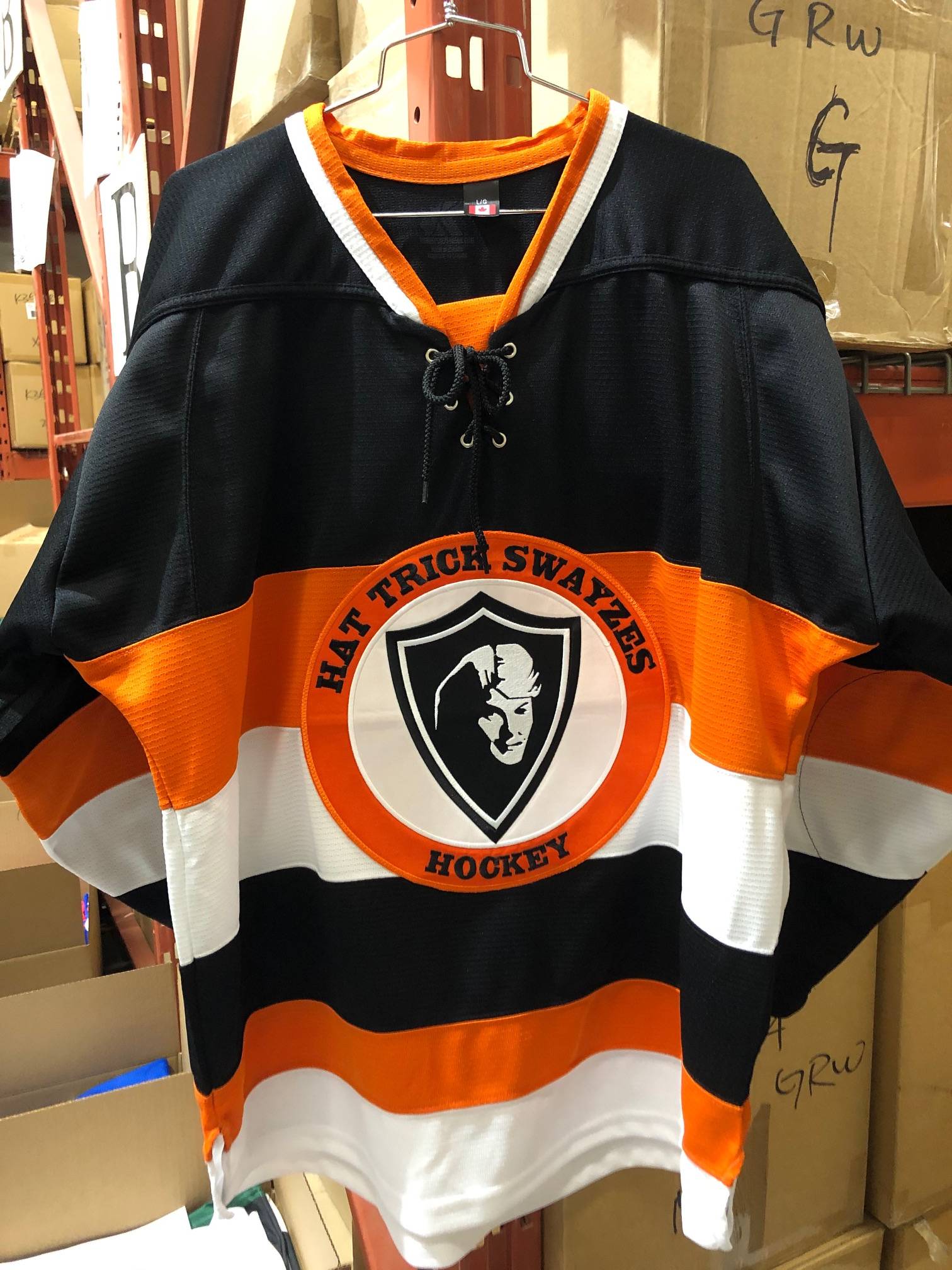 New jerseys for my mens ice hockey league. The Rippers : r