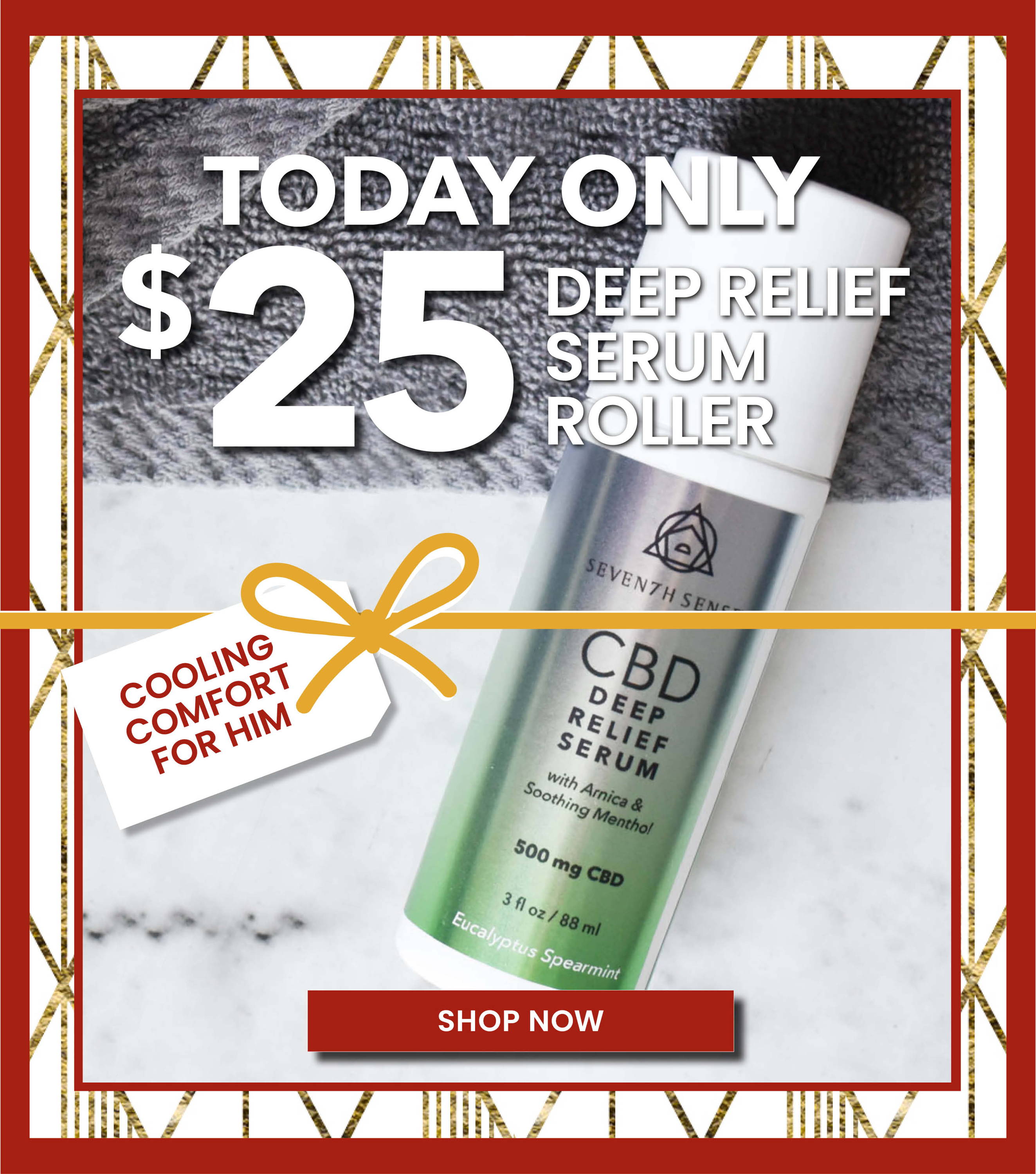 Today Only! $25 Deep Relief Serum Roller