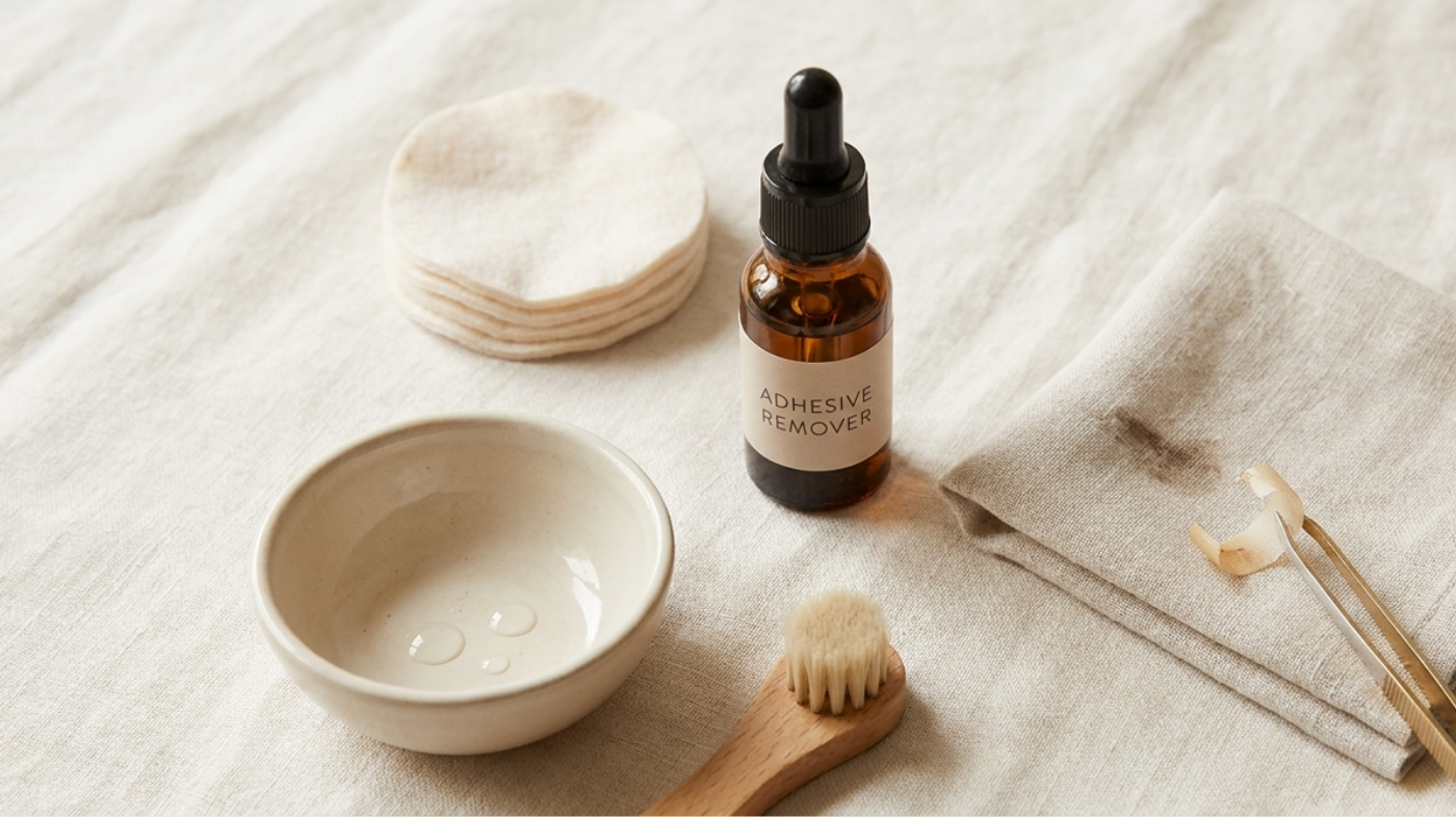 Editorial visual for the section: How to Clean Adhesive Residue