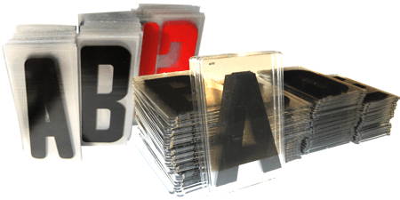 NEW 6 Inch Plastic Changeable LETTER Set for Outdoor SIGN 