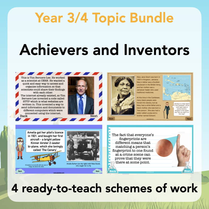 Year 3/4 Achievers and Inventors Topic Bundle
