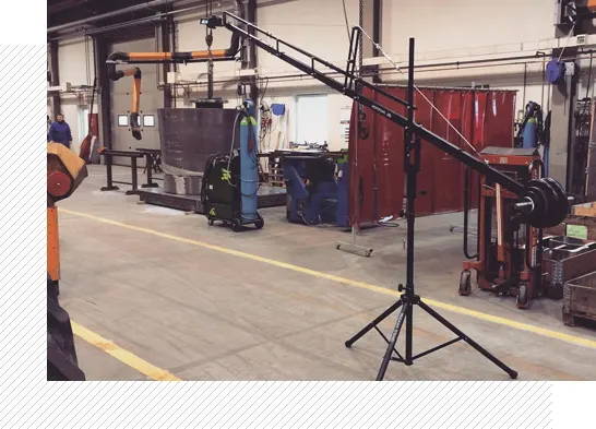 Proaim 18ft Camera Crane Jib, Stand, Sr. Pan-Tilt | Gimbal Compatible