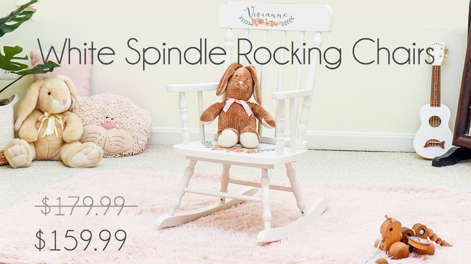 childs personalized rocking chair