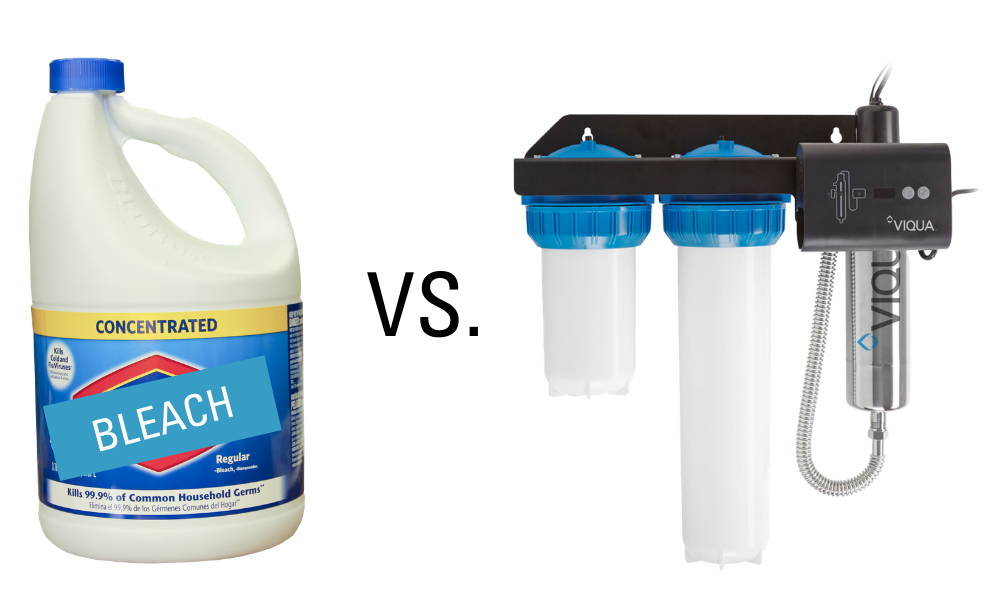 chemical well shock vs UV water disinfection system