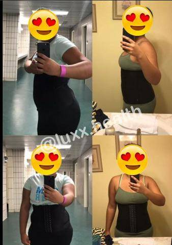 waist training before and after