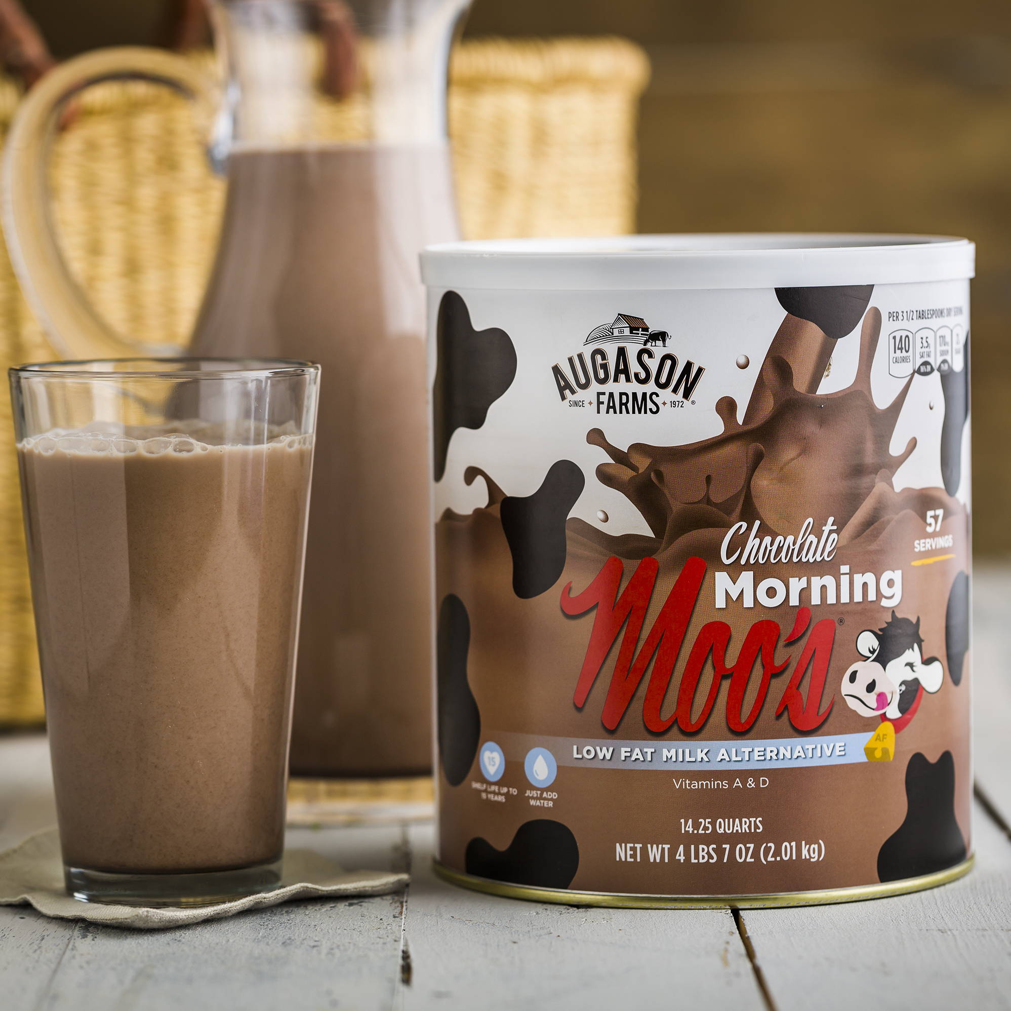 Chocolate Morning Moo’s Lowfat Milk Alternative Can