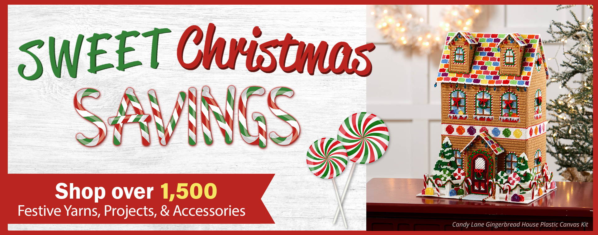 Sweet Christmas Savings. Shop ofer 1,500 Festive Yarns, Projects & Accessories.