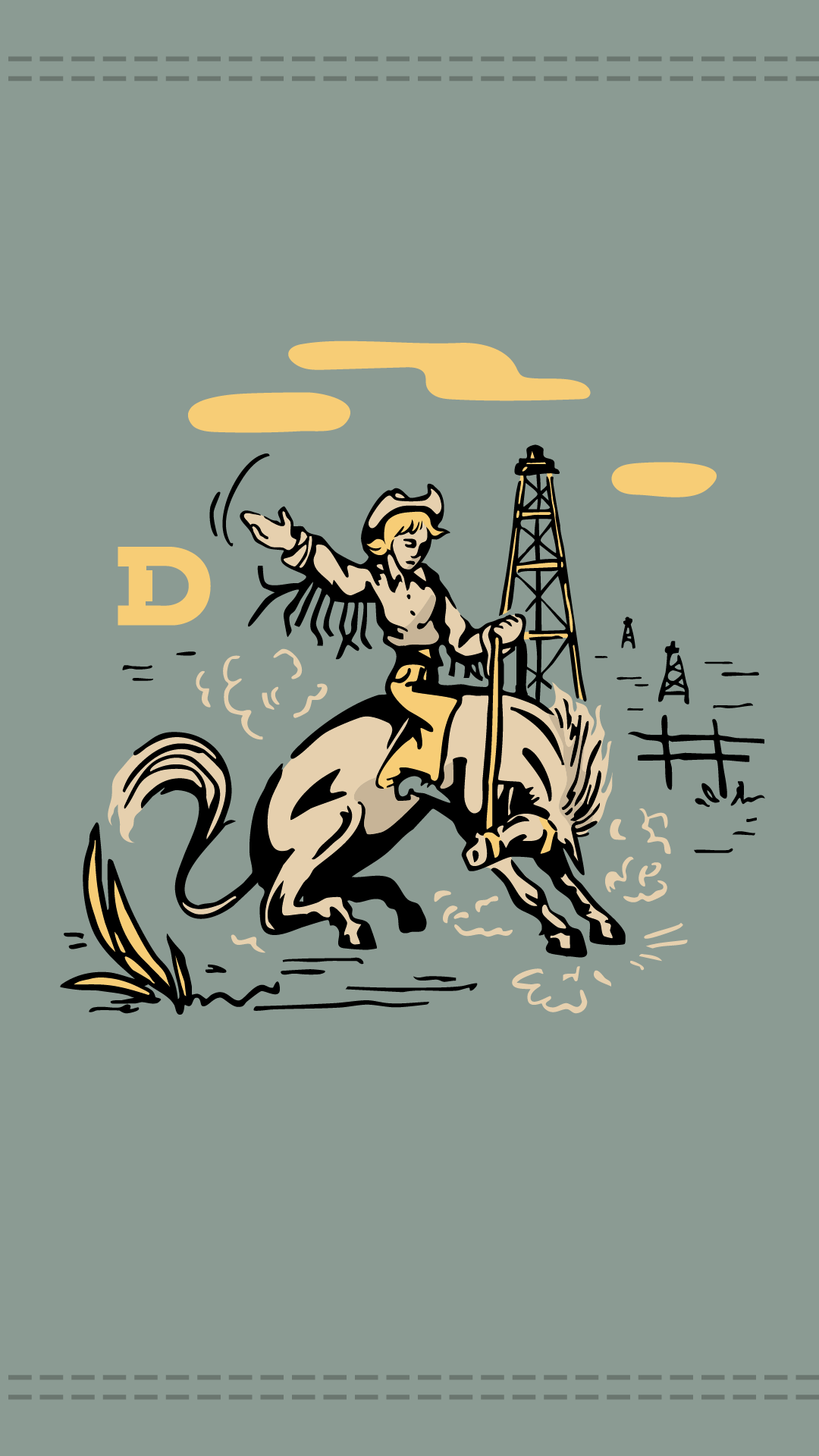 Roughneck Rodeo Phone Background
