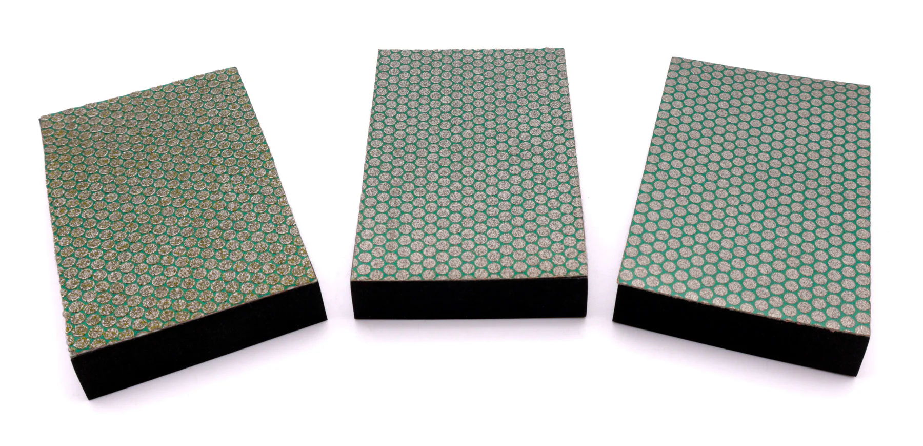 3-Piece Semi-Flexible Diamond Sanding Pads Set