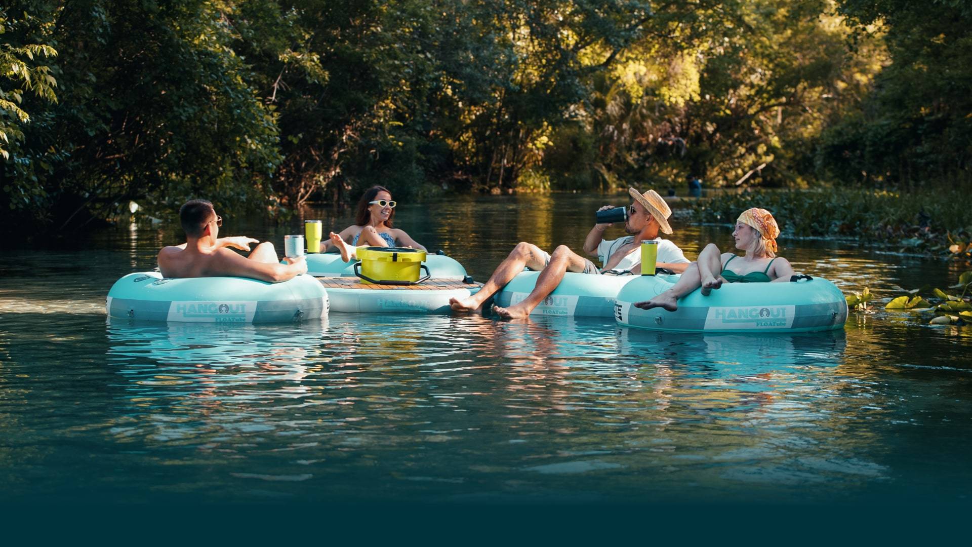 Inflatable Hangout Float Bar Trio
