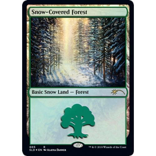 snow covered forest