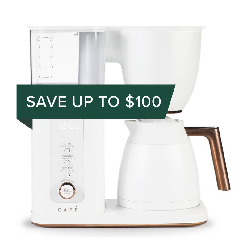 Cafe Drip Coffee Maker in Matte white