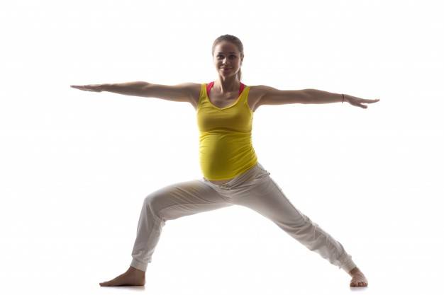 Pregnant Woman Exercising 