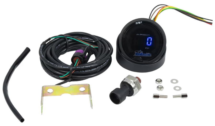 HornBlasters 220 PSI Digital Air Pressure Gauge