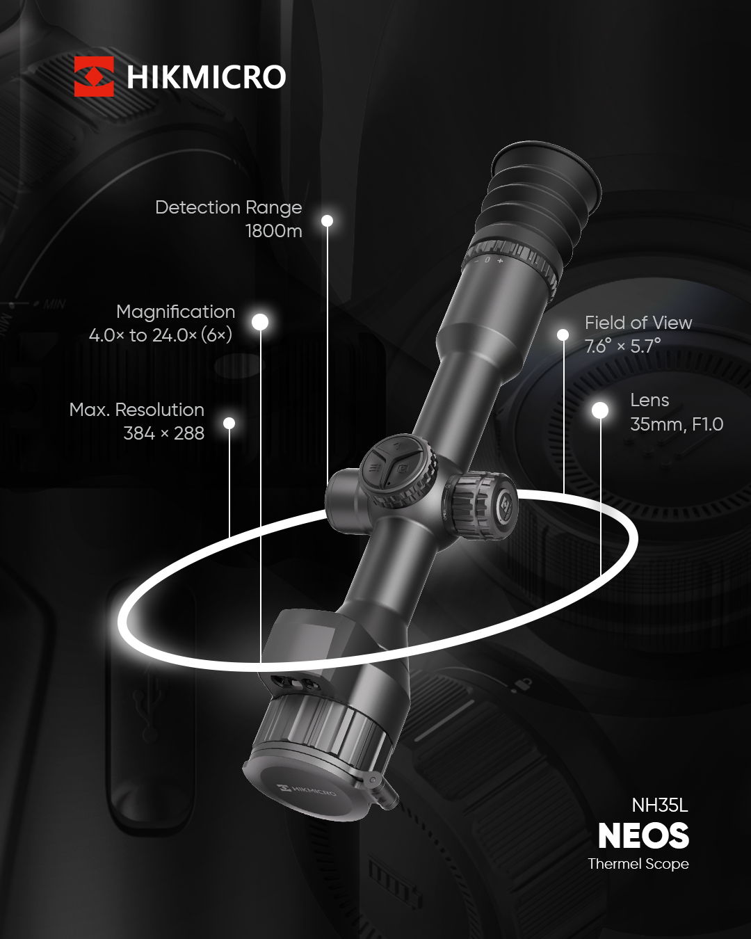 Hikmicro NH35L Thermal Scope