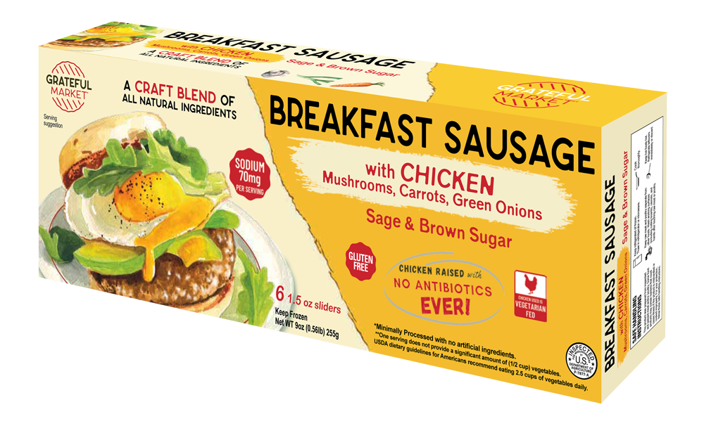 Grateful Chicken Breakfast Sausage