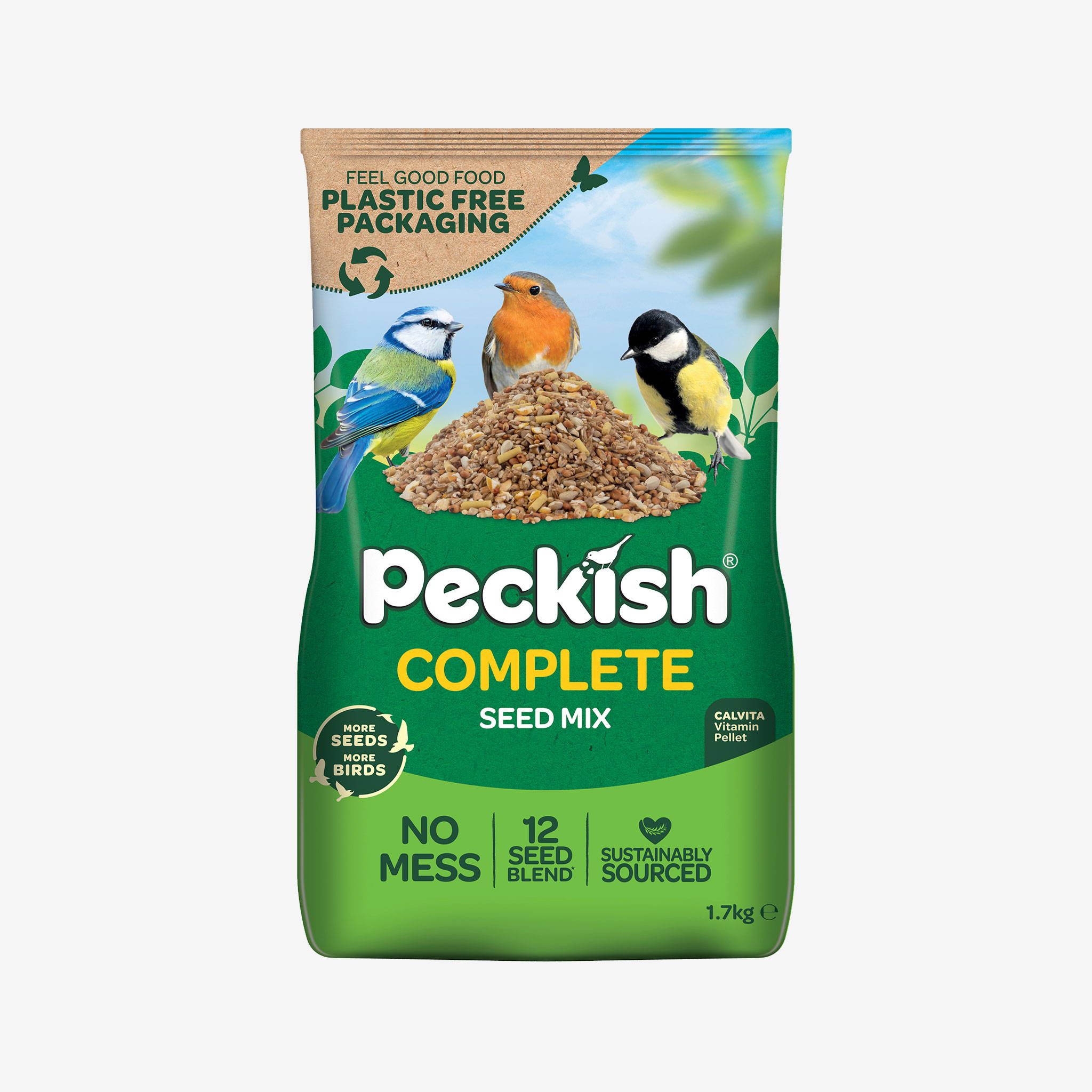 Peckish Complete Seed Mix in packaging