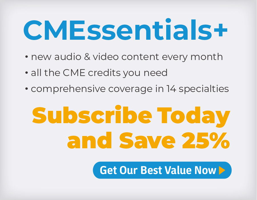 CMEssentials+ subscription offer with savings and content details.