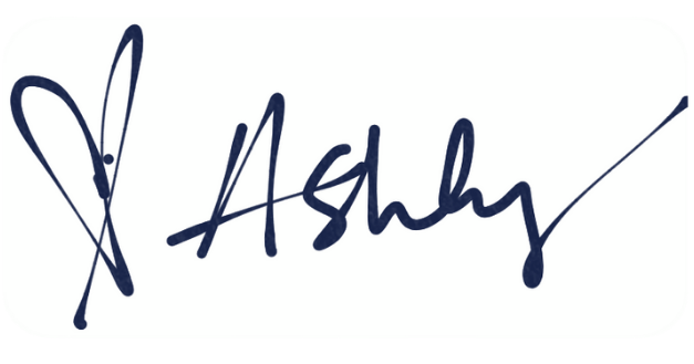 Ashley's signature
