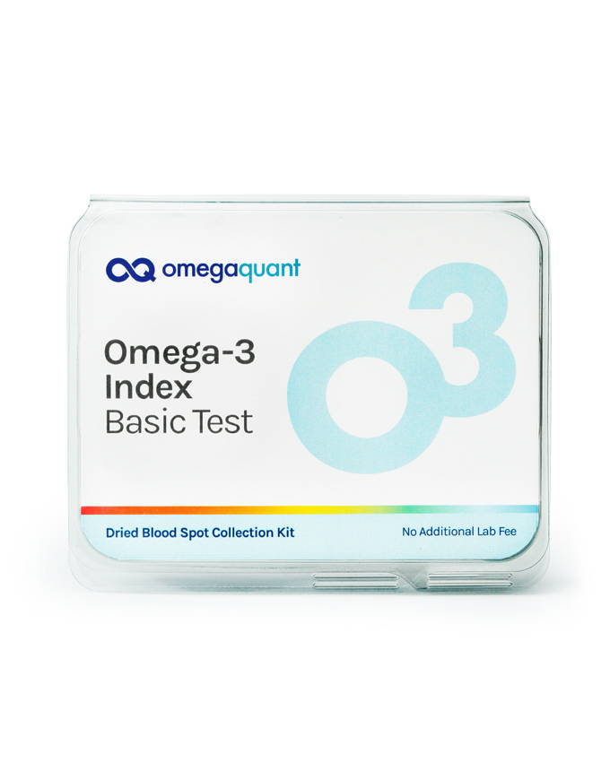 Single box of the Omega-3 Blood Test Kit