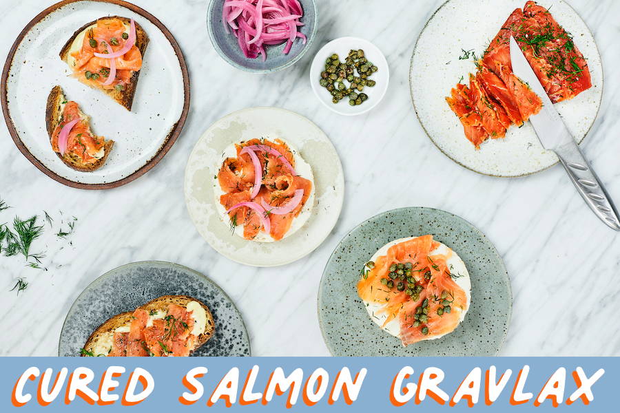 Cured Salmon Gravlax Recipe