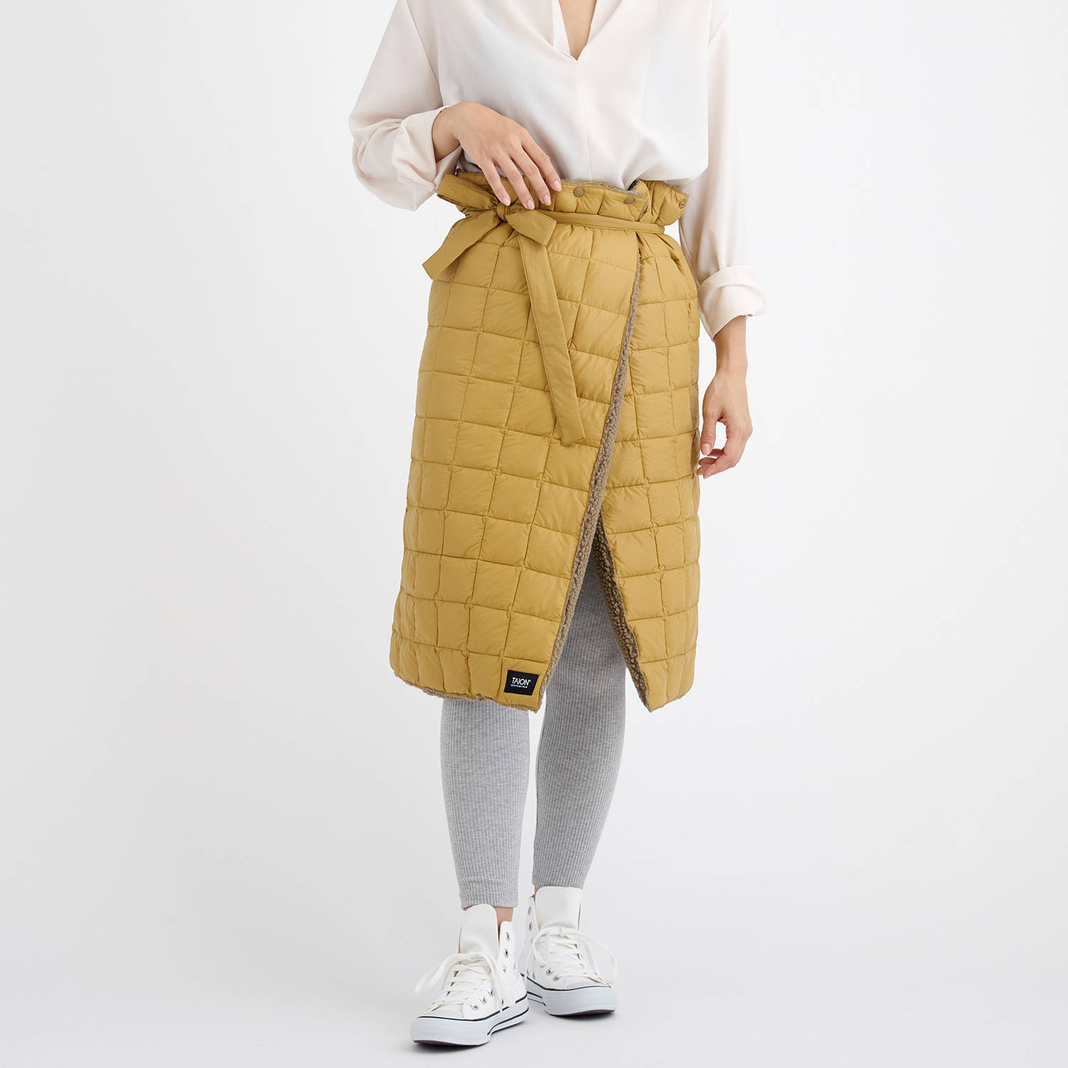 TAION（タイオン）/3ウェイブランケット/ベージュ/UNISEX