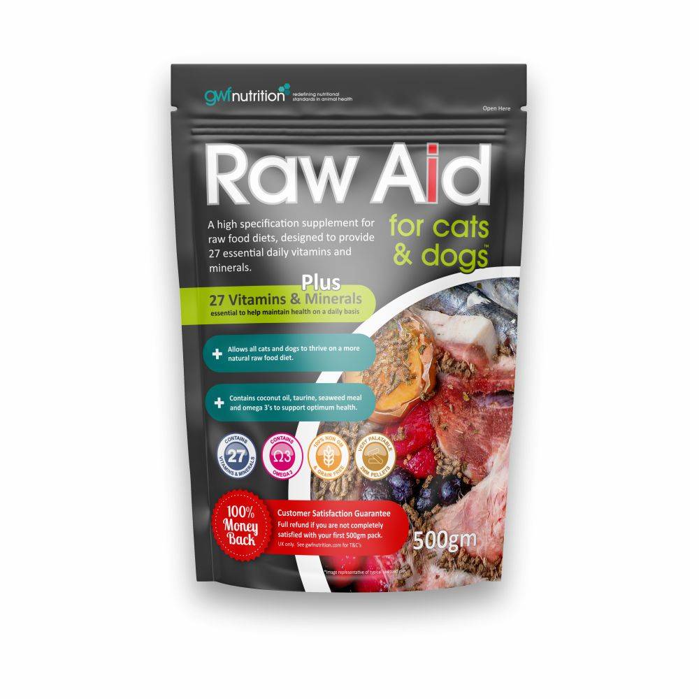 Raw Aid for Cats & Dogs 500g Pouch