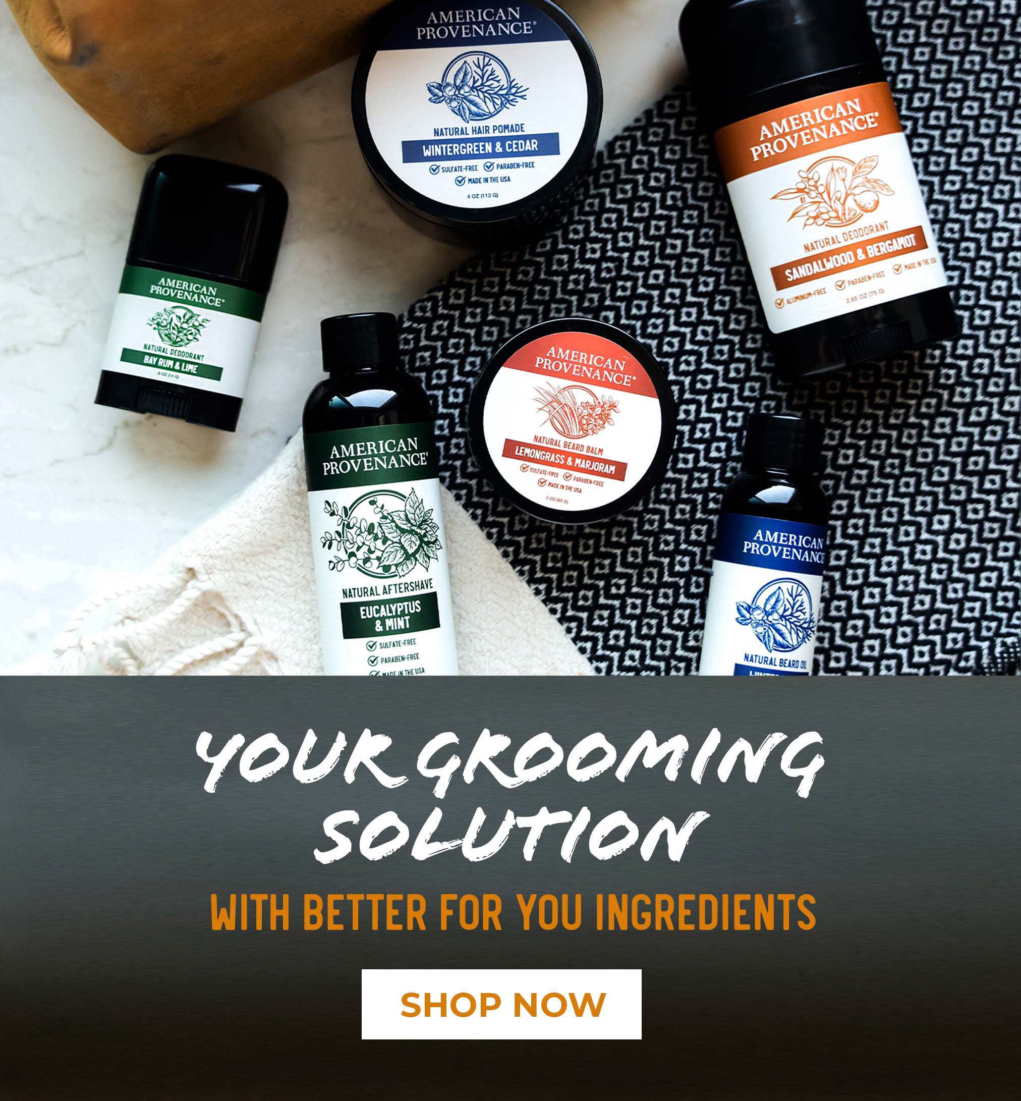 your grooming solution with better for you ingredients shop now
