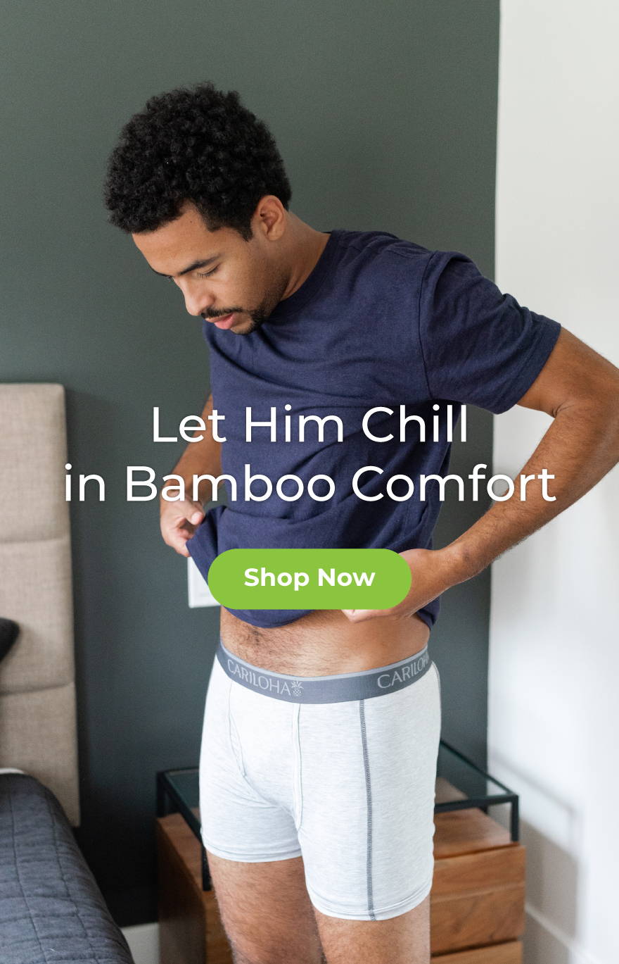 let him chill in bamboo comfort